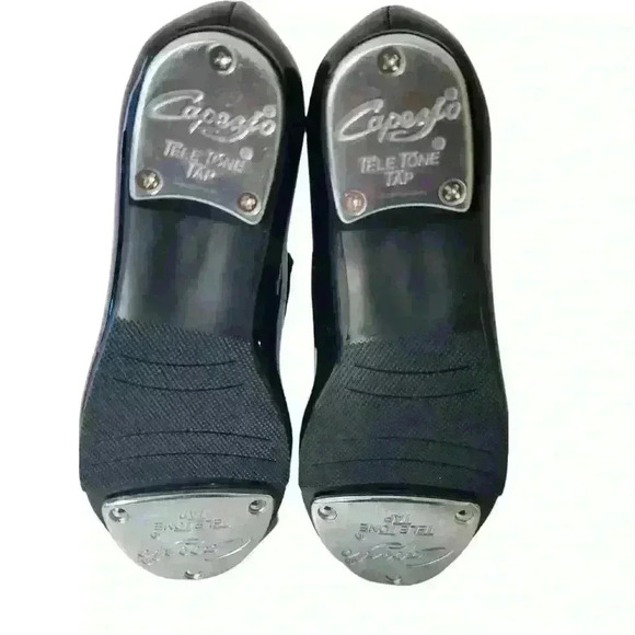 Capezio Little Kid Jr. Tyette Tap Shoe Sizes 1W & 11.5W - Picture 8 of 8
